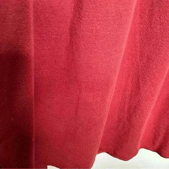 George T-Shirt Flowy Lace Red Size 2X - Picture 16 of 16